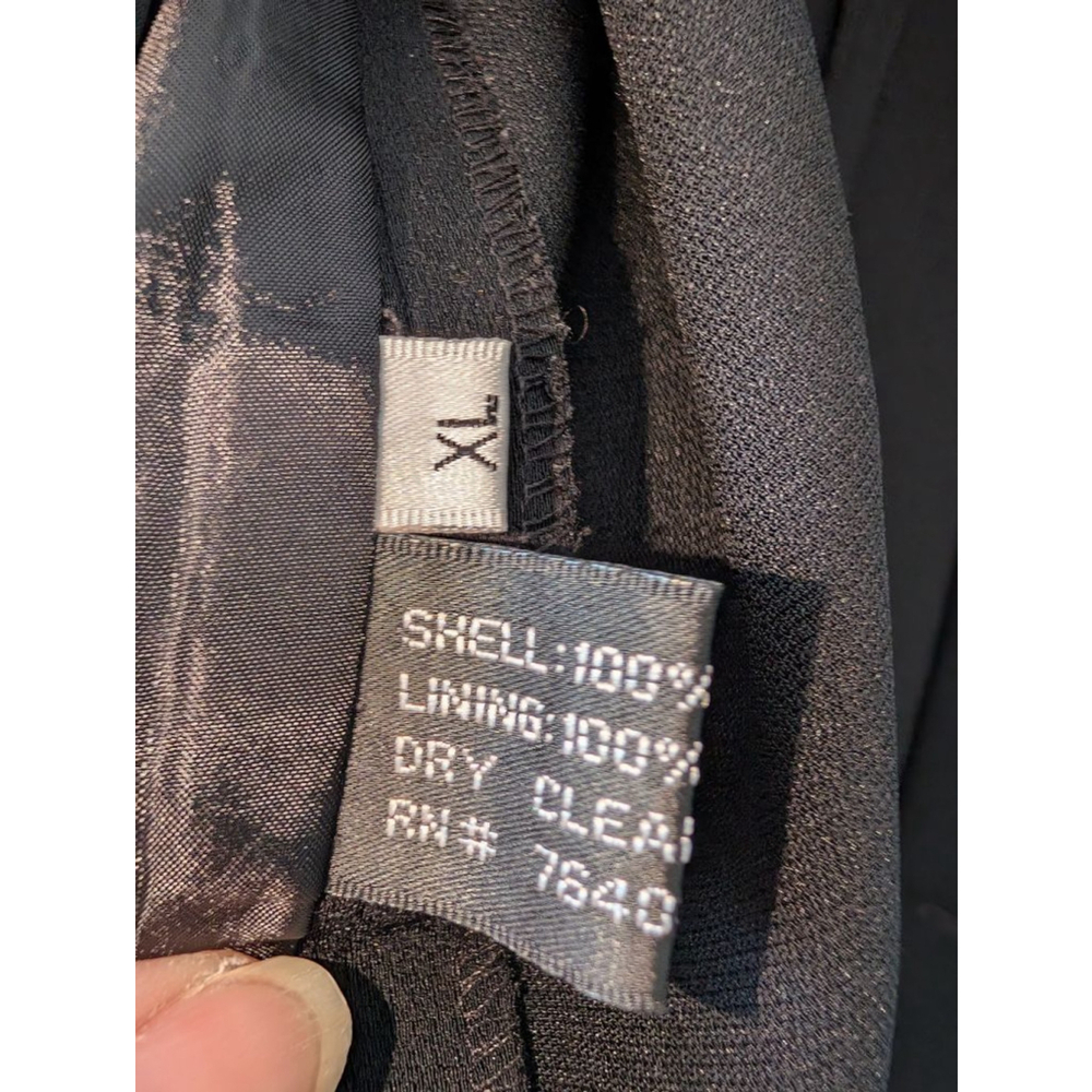 STACY LEWIS COLLECTION Black Blazer 1X, women's - Picture 3 of 7